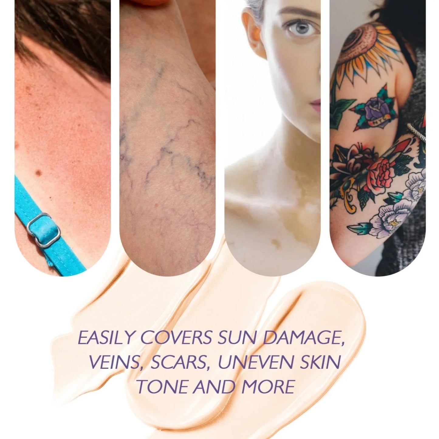 New Waterproof Leg And Body Makeup For Cover Up And More Cover Makeup Liquid For Body Cover Up Leg Makeup For Dark Spots
