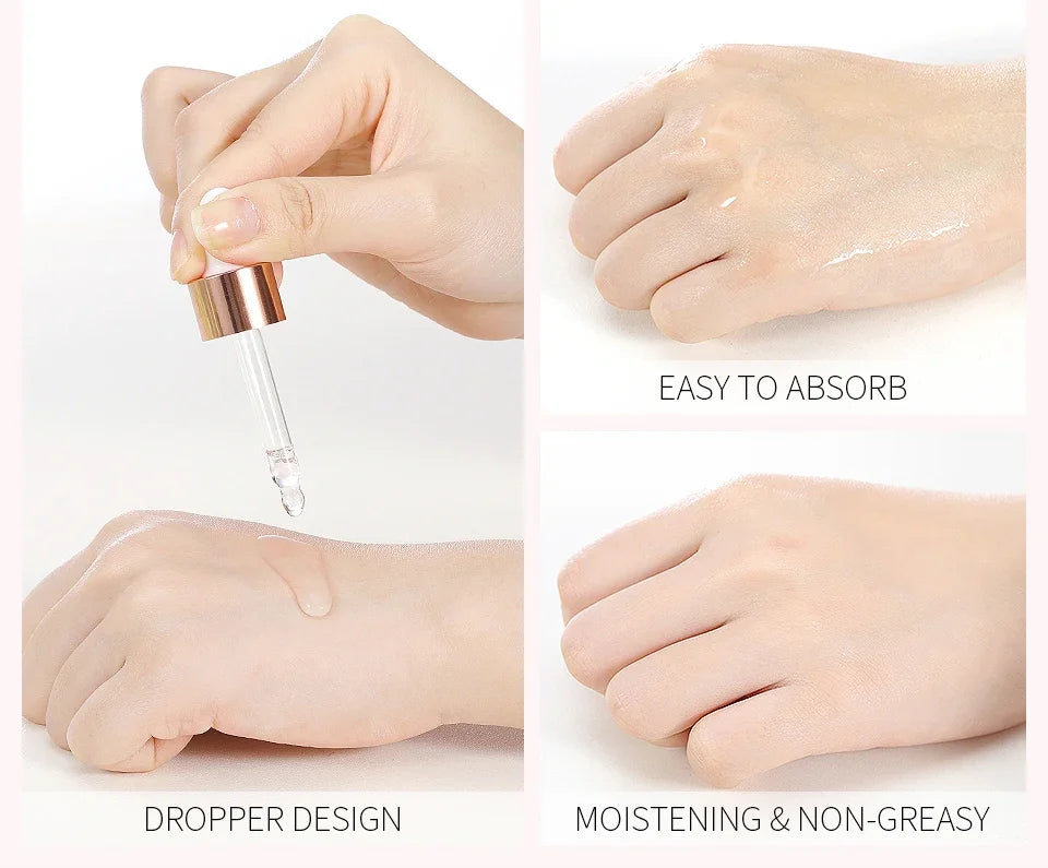 LAIKOU Sakura Face Essence Anti Wrinkle Serum Shrink Pores Anti-Aging Moisturizing Dry Skin Care 17ml