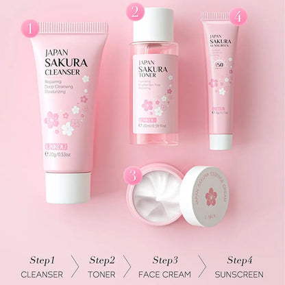 🌸 Aurela Sakura Glow Skincare Set